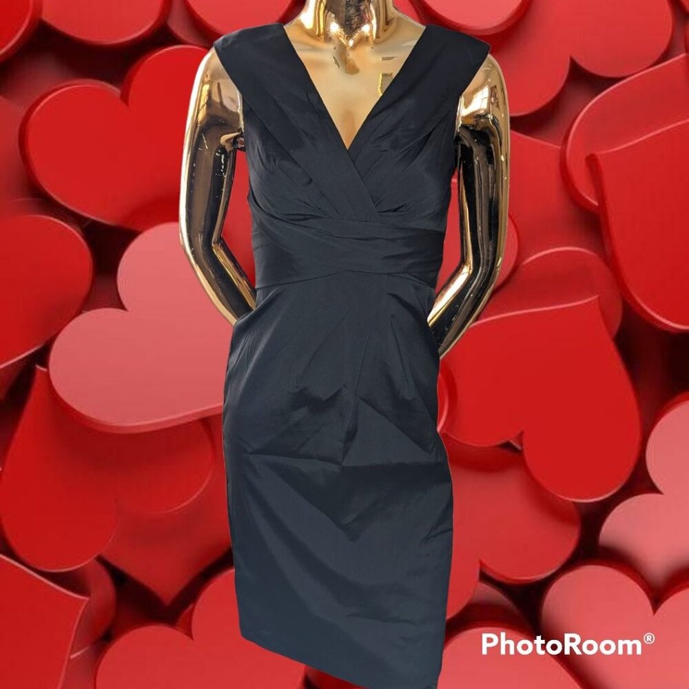 WHBM Black Cocktail Dress Size 0 NWT